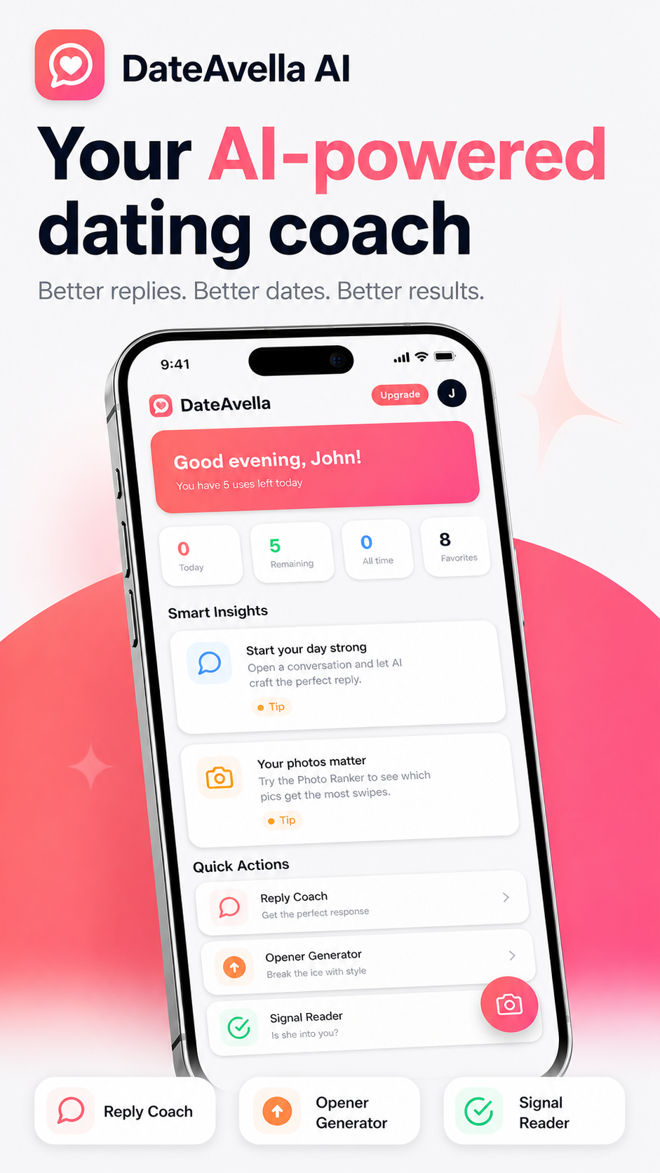 DateAvella AI dating coach app