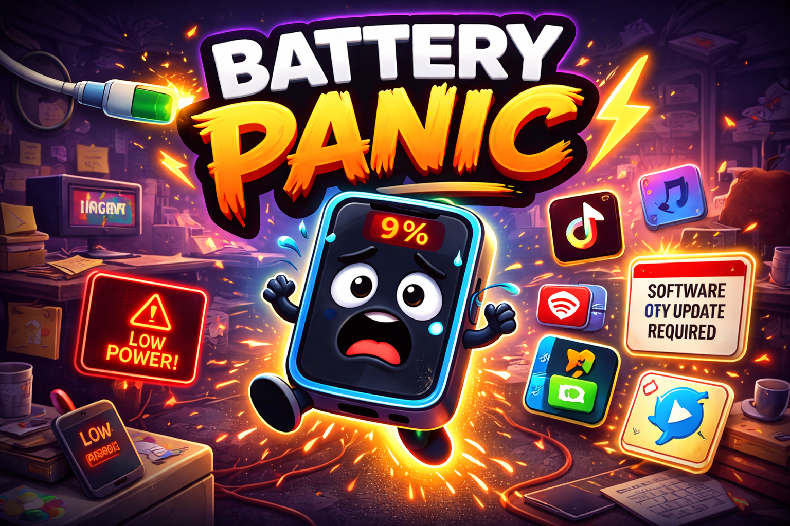 Battery Panic — Promotional Art