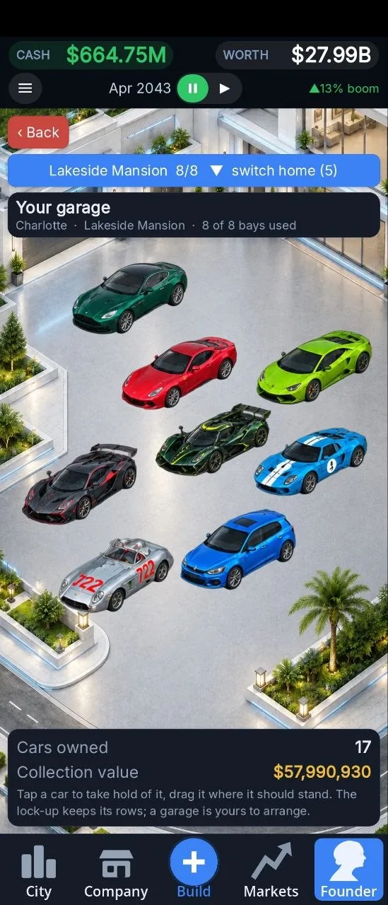 Buy cars, watches, mansions