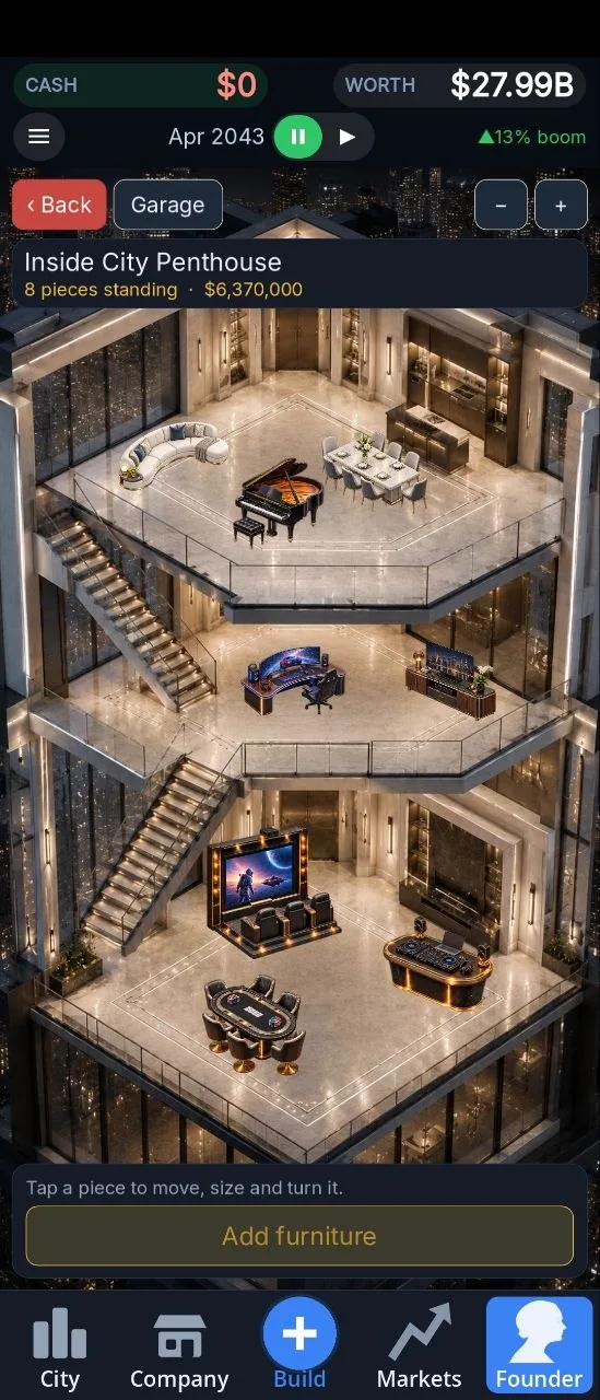 Penthouse interior
