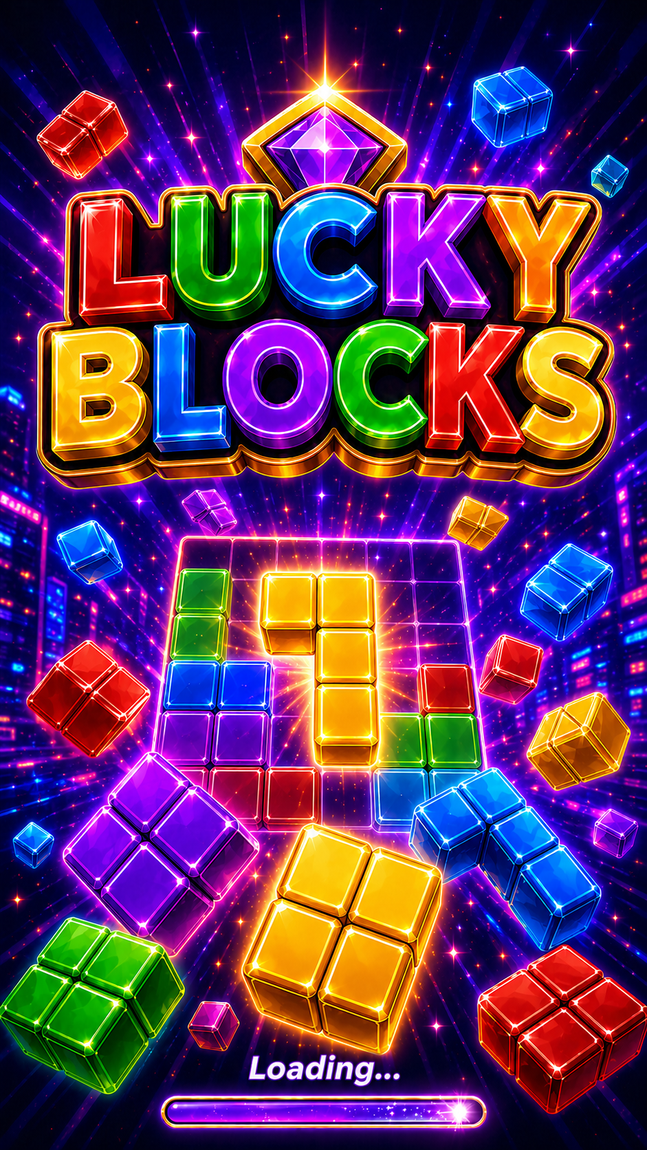 Lucky Blocks — Play the puzzle. Earn the rewards. Free 8x8 block puzzle with daily quests, unlockable themes, and real gift card rewards.